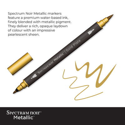 Spectrum Noir Metallic Markers (6pk) - Antique Elements