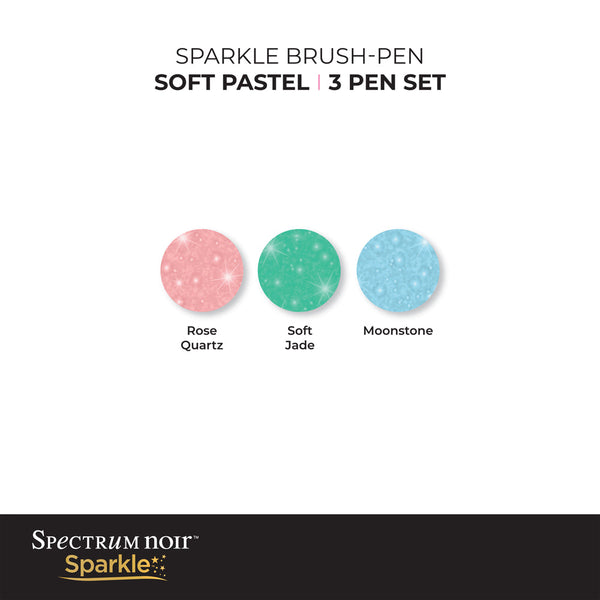 Spectrum Noir Sparkle (3PC)-Soft Pastels