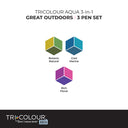 Spectrum Noir TriColour Aqua - Great Outdoors 3pc