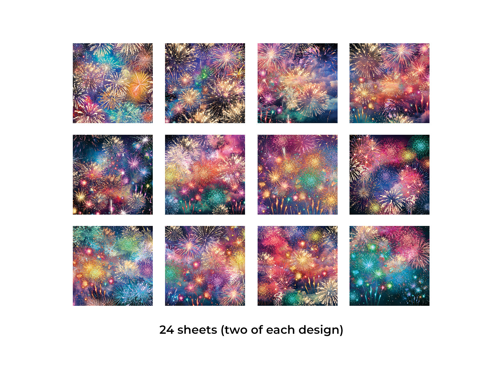 Best of 2025 Mixed Print Paper Pad Box 12" x 12"