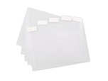 4X6 Tabbed Divider Pockets  – 5 Pockets
