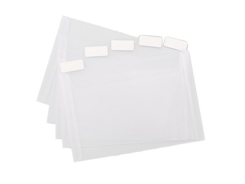 4X6 Tabbed Divider Pockets  – 5 Pockets