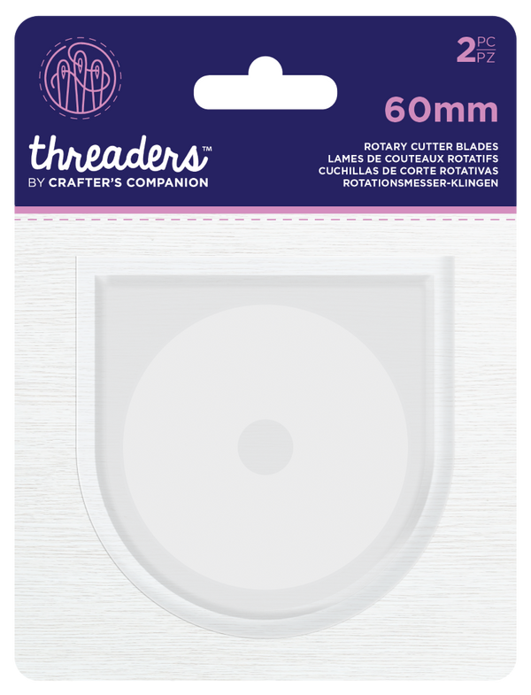 Threaders - 60mm Rotary Cutter Blades -Crafter's Companion US