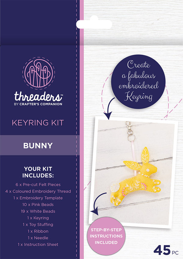 Threaders Keyring Kit - Bunny