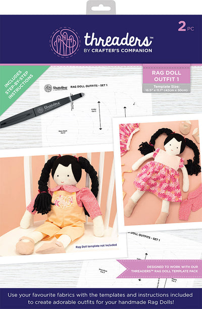 Threaders Sewing Templates - Rag Doll Outfits 1