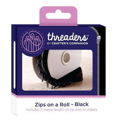 Threaders Zips on a Roll - Black