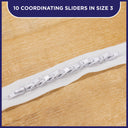 Threaders Zips on a Roll - White