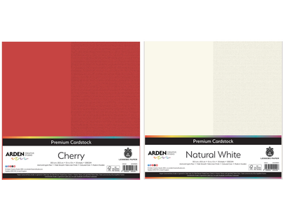 Arden Card Red and White Bundle