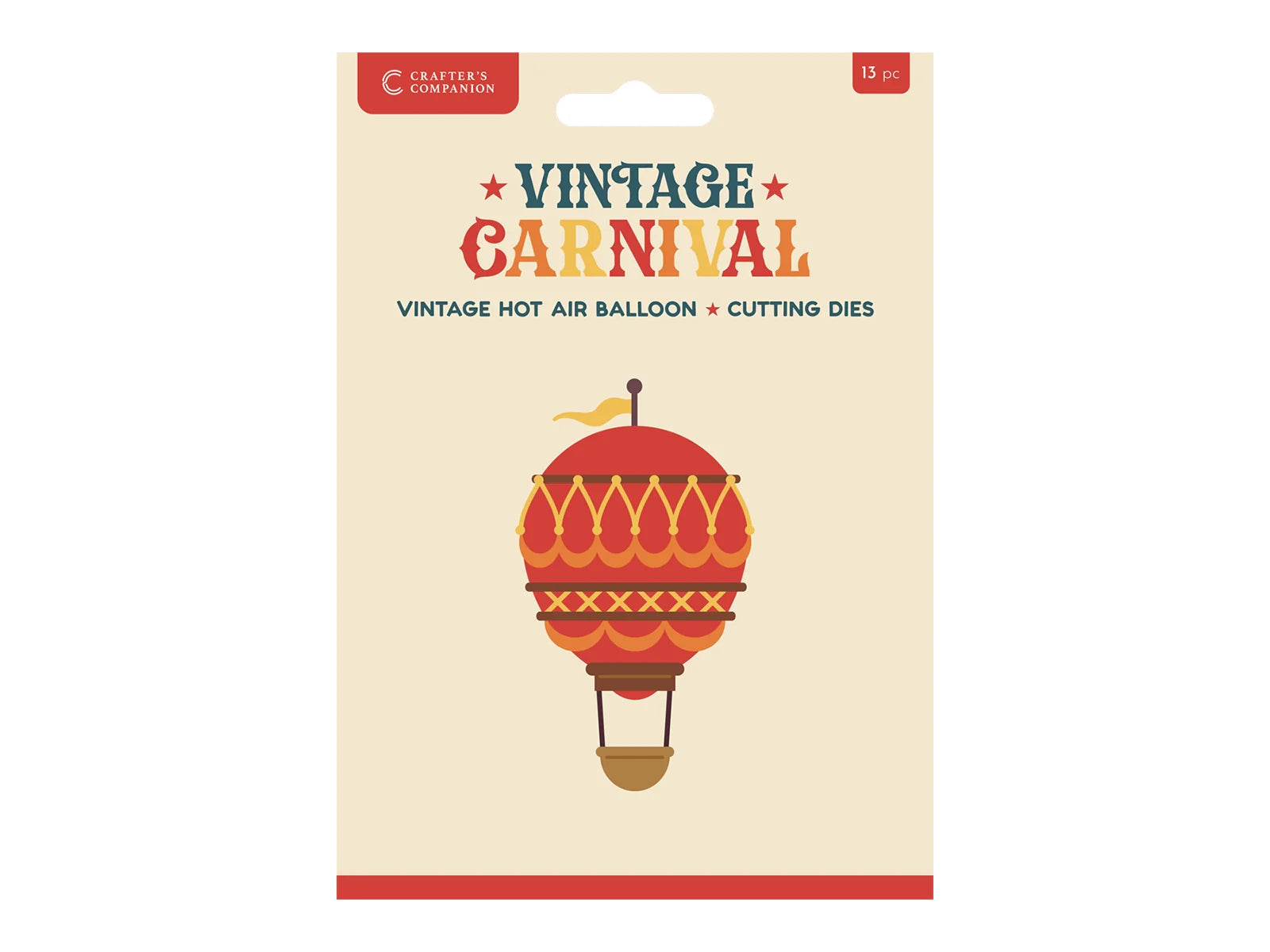 Vintage Carnival Metal Die Set - Vintage Hot Air Balloon