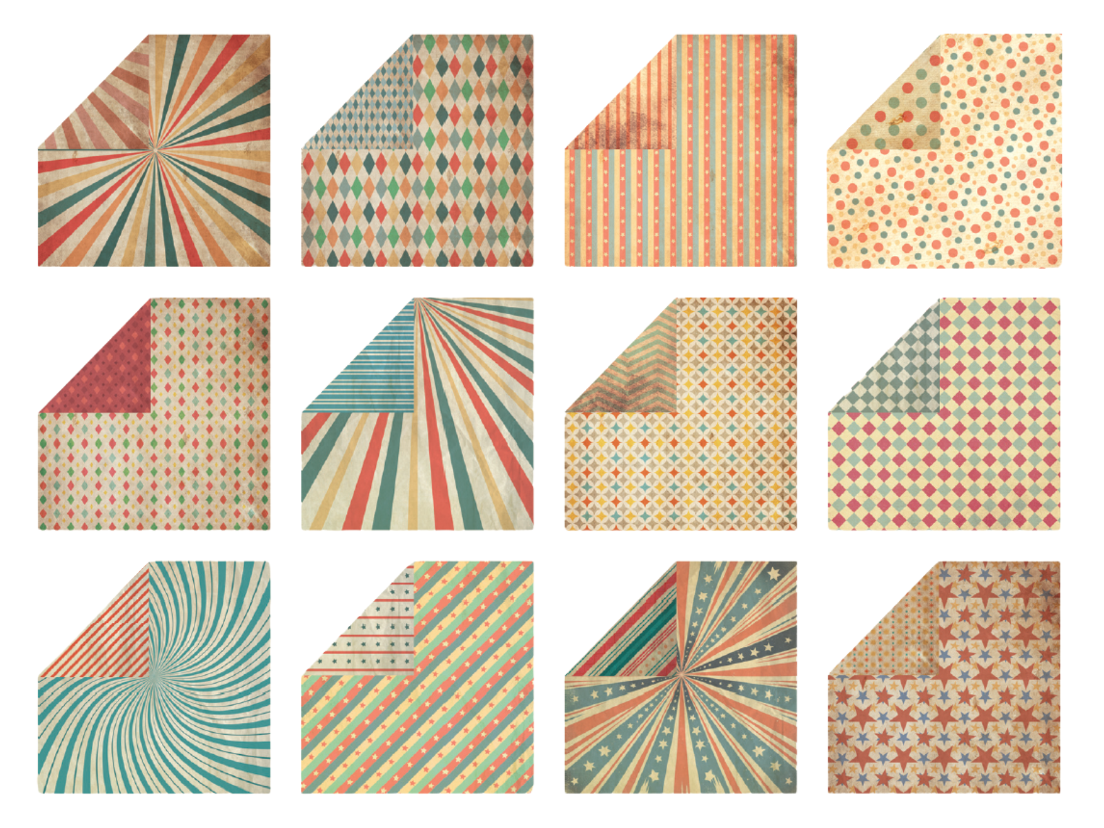 Vintage Carnival 12 x 12 Paper Pad