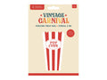 Vintage Carnival Stencil & Die Set - Popcorn Treat Box