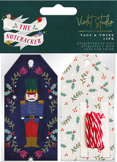 Violet Studios The Nutcracker Tags & Twine (12 Pack)