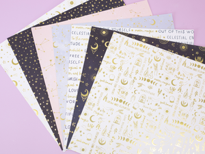 Violet Studios 12x12" Premium Paper Pack - Cosmic Dreamer - 48pk