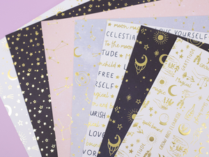Violet Studios 12x12" Premium Paper Pack - Cosmic Dreamer - 48pk