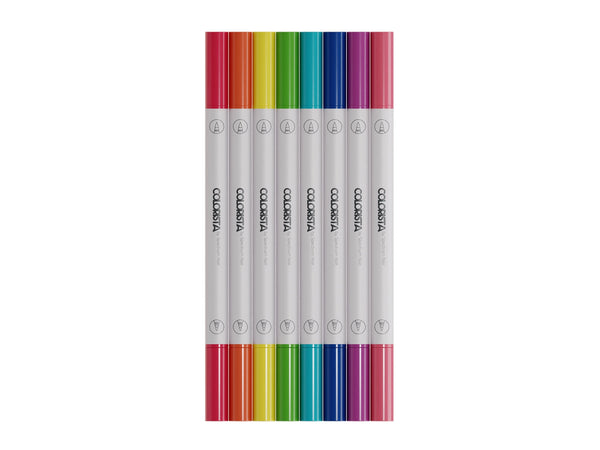 Colorista - Watercolour Marker - Vibrant Essentials 8pc