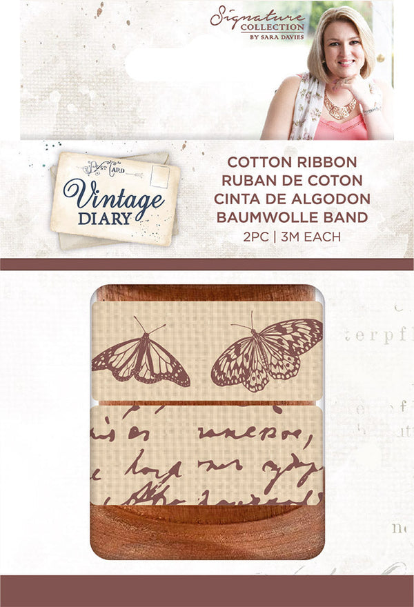 Vintage Diary - Cotton Ribbon Pack