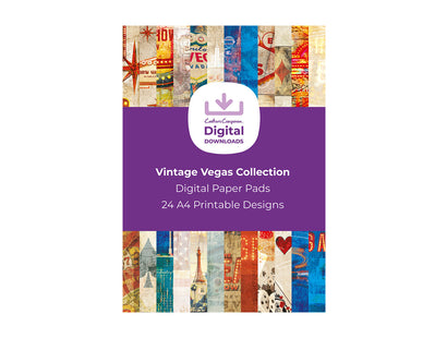 Vintage Vegas Collection - Digital Paper Pad