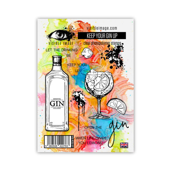 Visible Image - Keep Your Gin Up Stamp Set