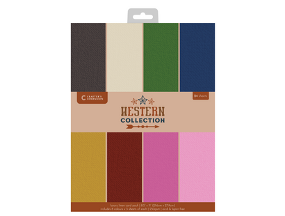 Western Collection Luxury Linen Card - 8.5”x11”