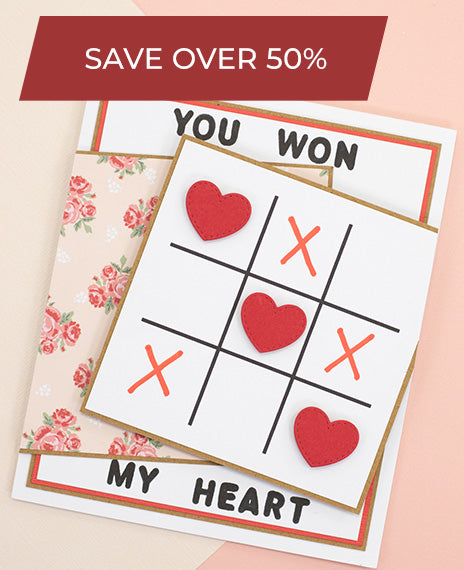 Love Hearts Stamp & Die Kit