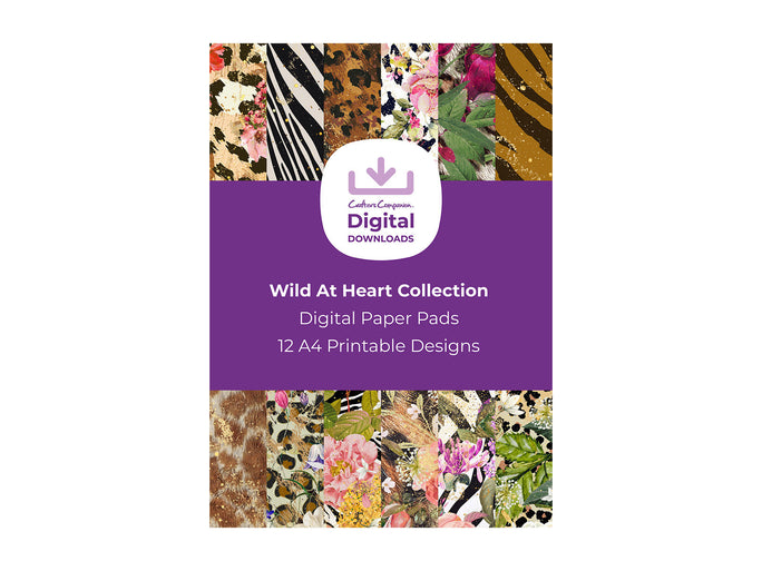 Wild at Heart Collection - Digital Paper Pad