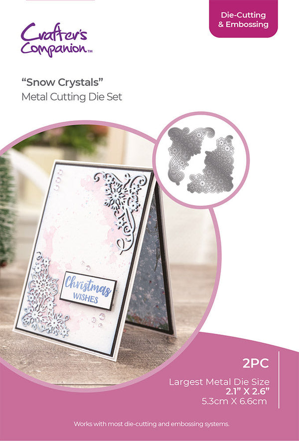 Crafter's Companion Christmas Corner Die - Snow Crystals