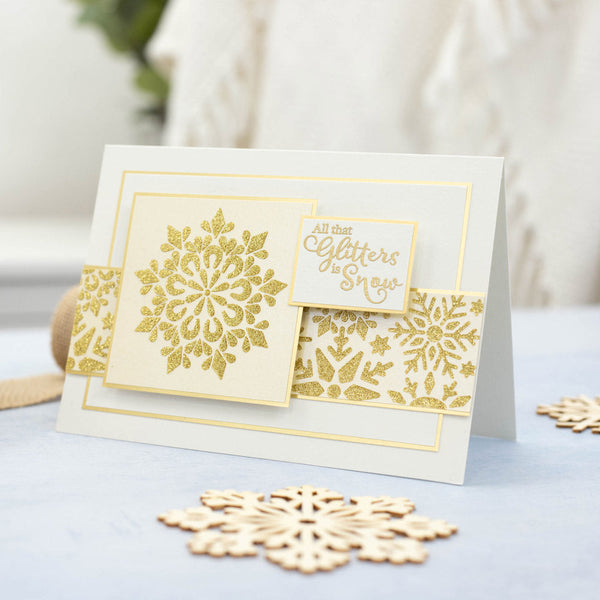 Crafters Companion Stencil Set - Graceful Snowflakes