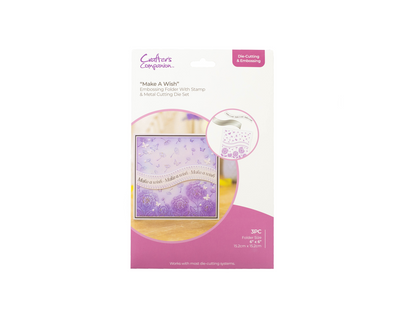 Crafters Companion - Die Cutting & Embossing - Make A Wish