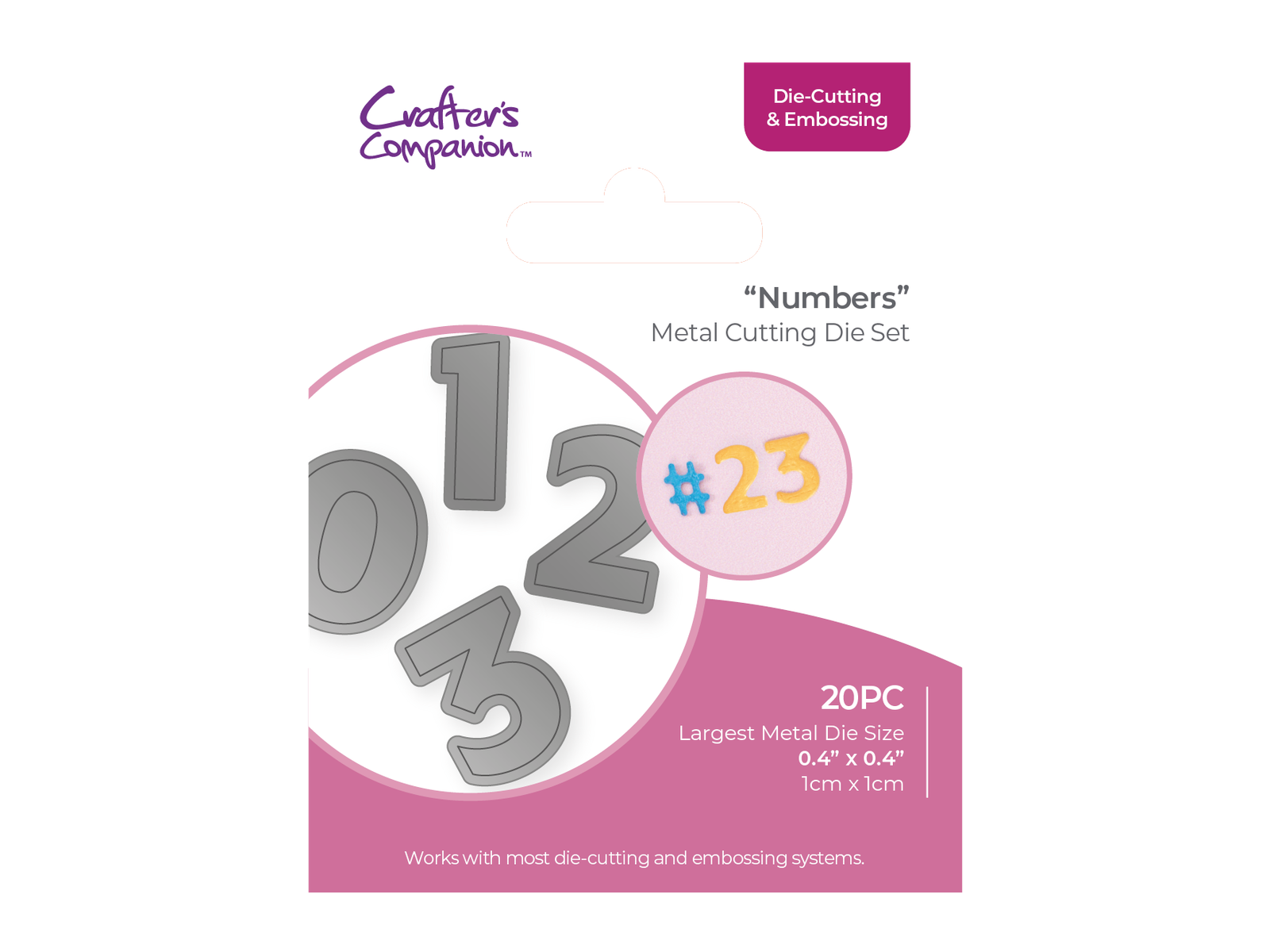 Crafters Companion - Die Cutting & Embossing - Numbers | Crafter's ...