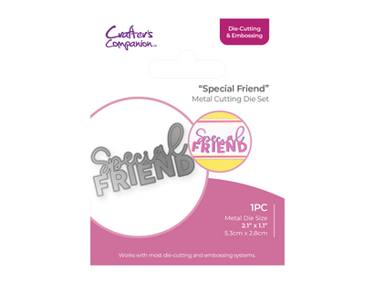 Crafters Companion - Die Cutting & Embossing - Special Friend