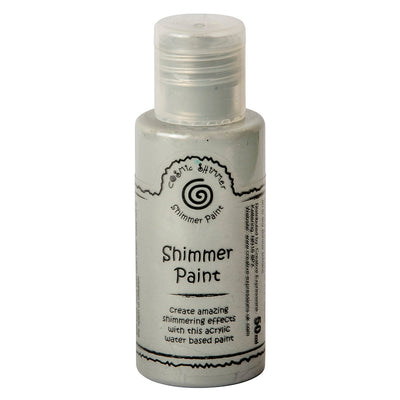 Cosmic Shimmer Shimmer Paint Silver 50ml