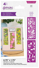 Gemini Floral Panel Create-a-Card Die - Rose