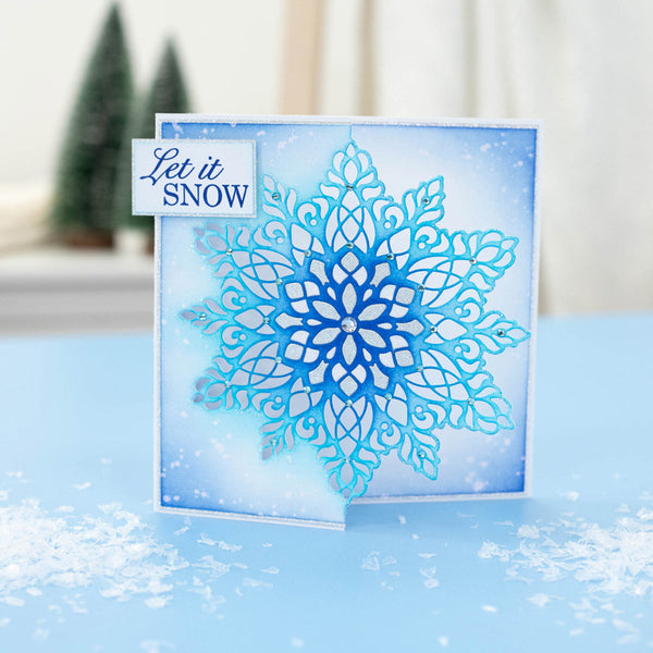 Gemini Half Create a Card Die -  Snowflake