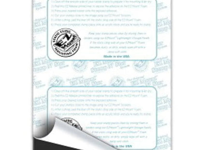 EZ THIN Static Cling Mounting Foam - 8.5" x 11"