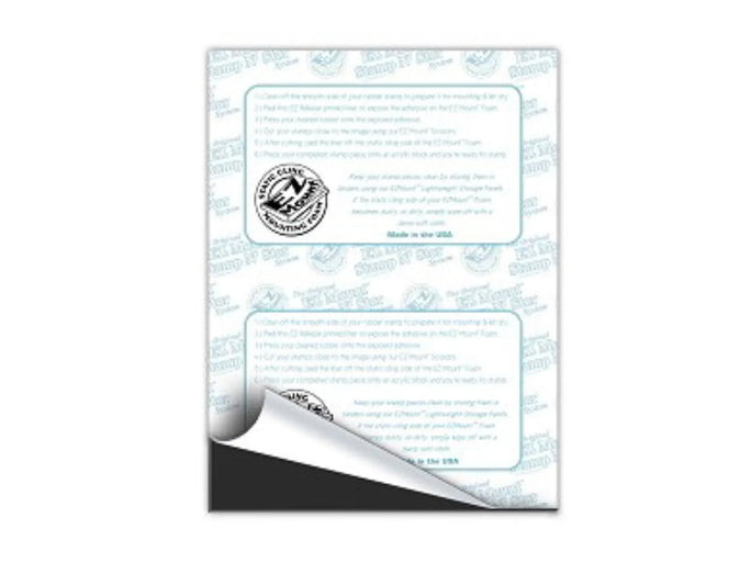 EZ THIN Static Cling Mounting Foam - 8.5" x 11"