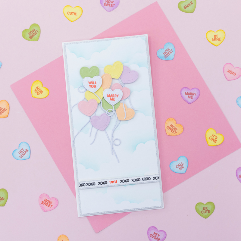 Love Heart Stamp & Die Set