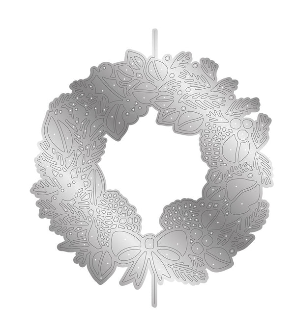 Gemini Half Create a Card Die - Yuletide Wreath