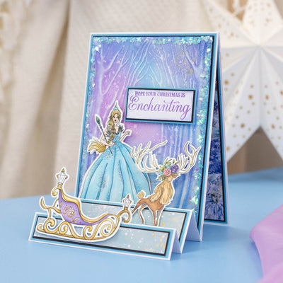 Sara Signature The Snow Queen 3D Embossing Folder - Enchanted Forest