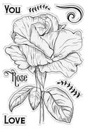 Sheena Douglass Botanical Blooms Photopolymer Stamp - English Rose