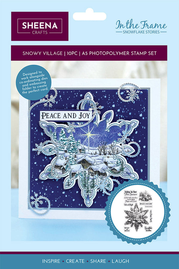 Take Time To Chase Snowflakes, Winter and Snow themed 2 Page Scrapbook –  Crop-A-Latte
