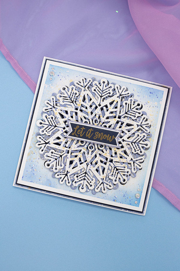Sara Signature The Snow Queen Clear Acrylic Stamp - Winter Sentiments