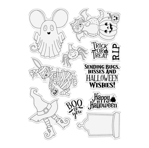 All Hallows Eve Clear Acrylic Stamps - Boo to you