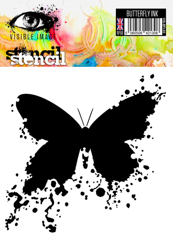 Visible Image - Butterfly Ink Stencil