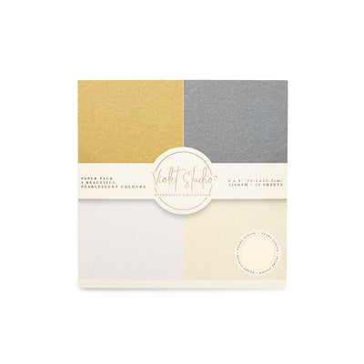 Violet Studio 6 x 6 Double Sided Paper Pad - Pearlescent